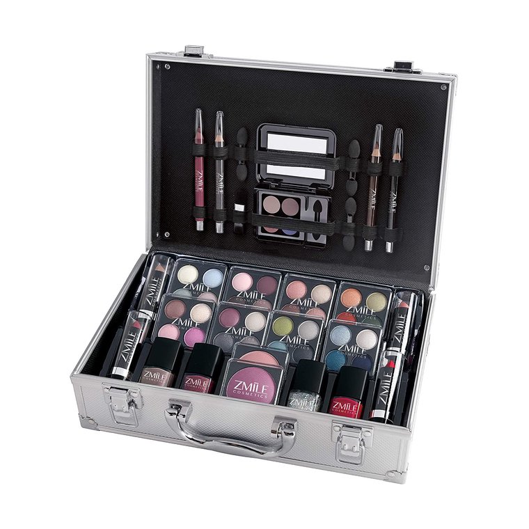  Kit completo de maquillaje para mujer, kit de maquillaje todo  en uno, incluye paleta de sombras de ojos de 12 colores y múltiples  cosméticos, juego de regalo de maquillaje para mujeres