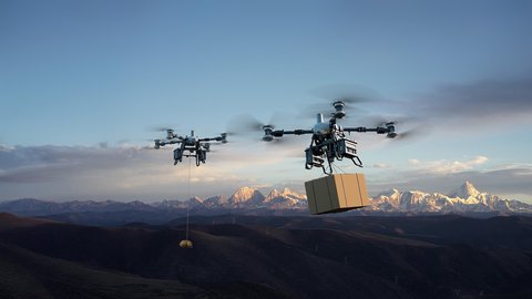 dji presenta un dron con capacidad de carga de 100kg