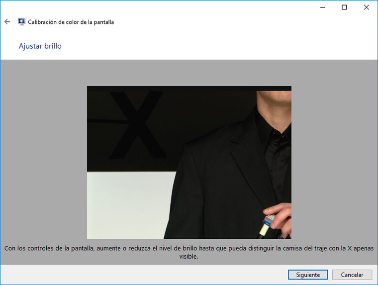 calibrar pantalla windows 10 brillo contraste