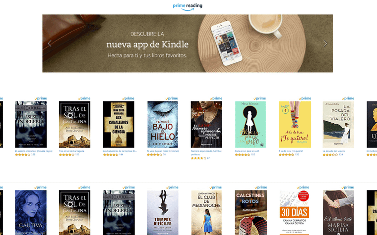 lista libro prime reading amazon
